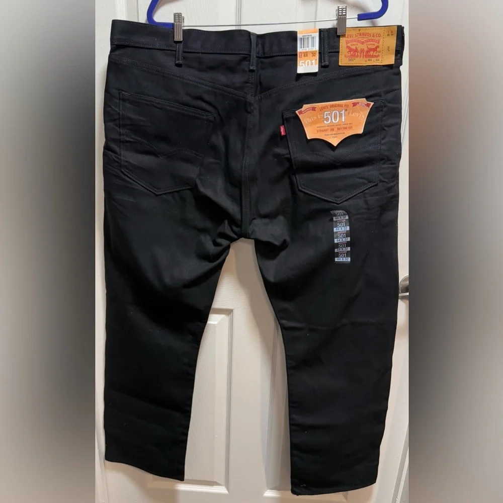 Levi’s 501 black men’s jeans 44x32
